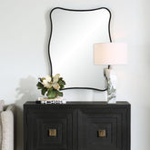 Pavia Vanity Mirror, Black